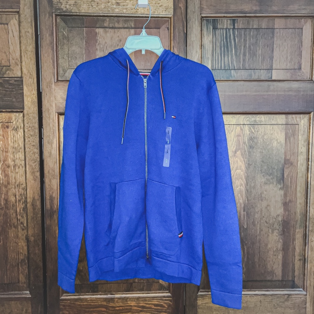 Tommy Hilfiger Mens Navy/Dark Blue Full Zip Jacket